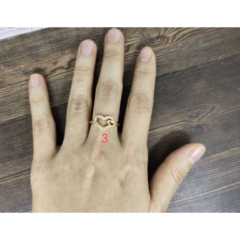 Fifi Fashion Cincin Cantik Juanita Model Perhiasan Lapis 08#