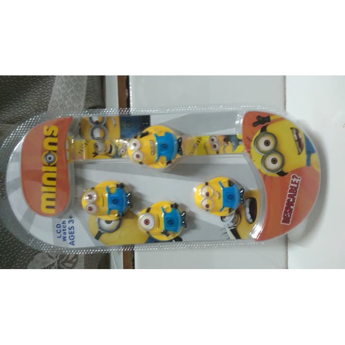 SALE    Jam Tangan Kepala Minions / Jam Tangan Anak Minions