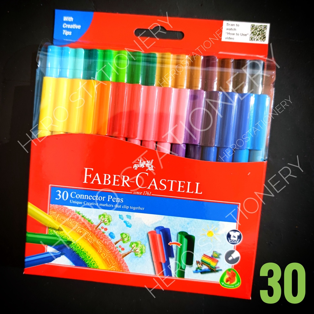 

Connector pen faber-castell 30 warna