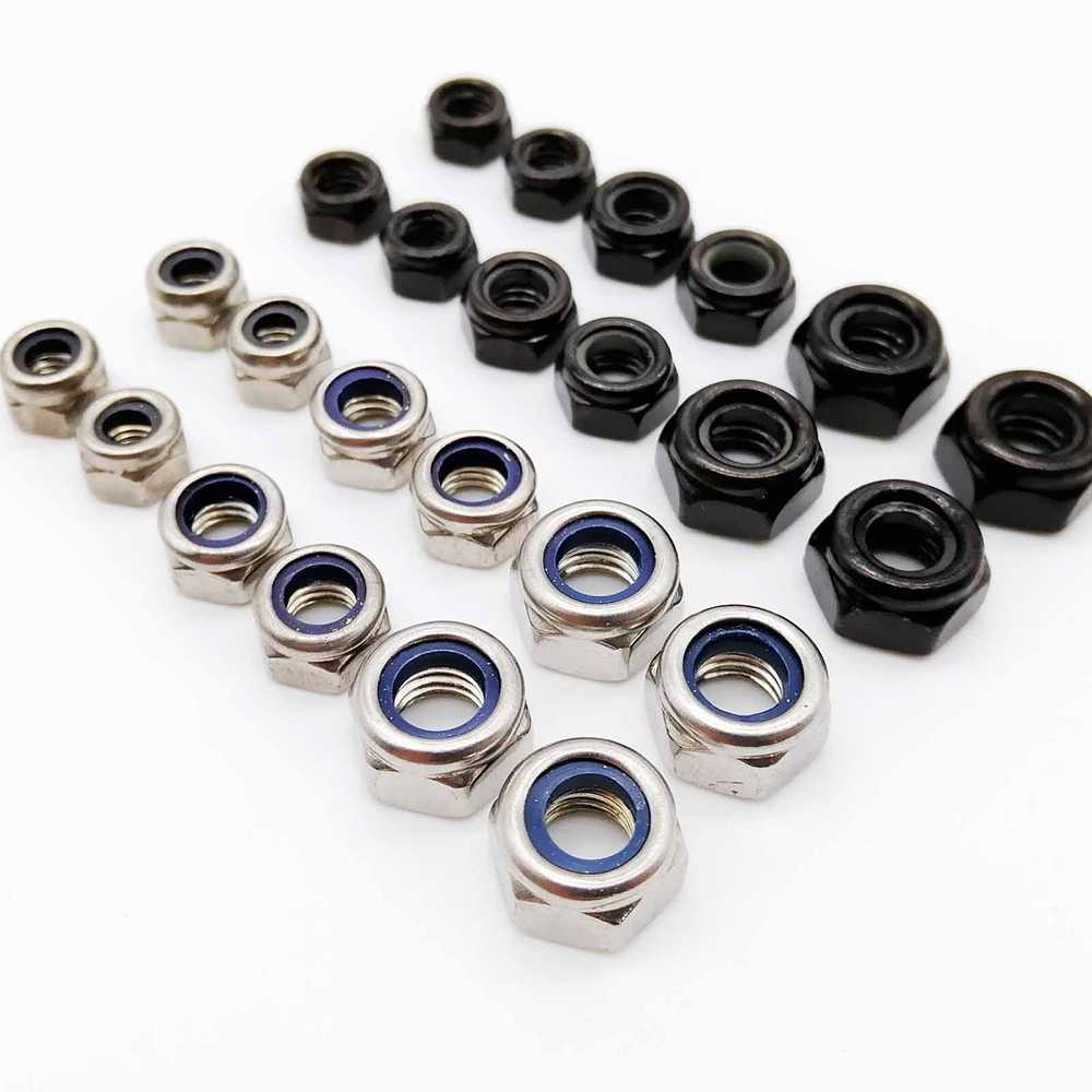 TD - PKK HZYUEGOU Mur Self Locking Hex Insert Lock Nut M3 25 PCS - SSM3