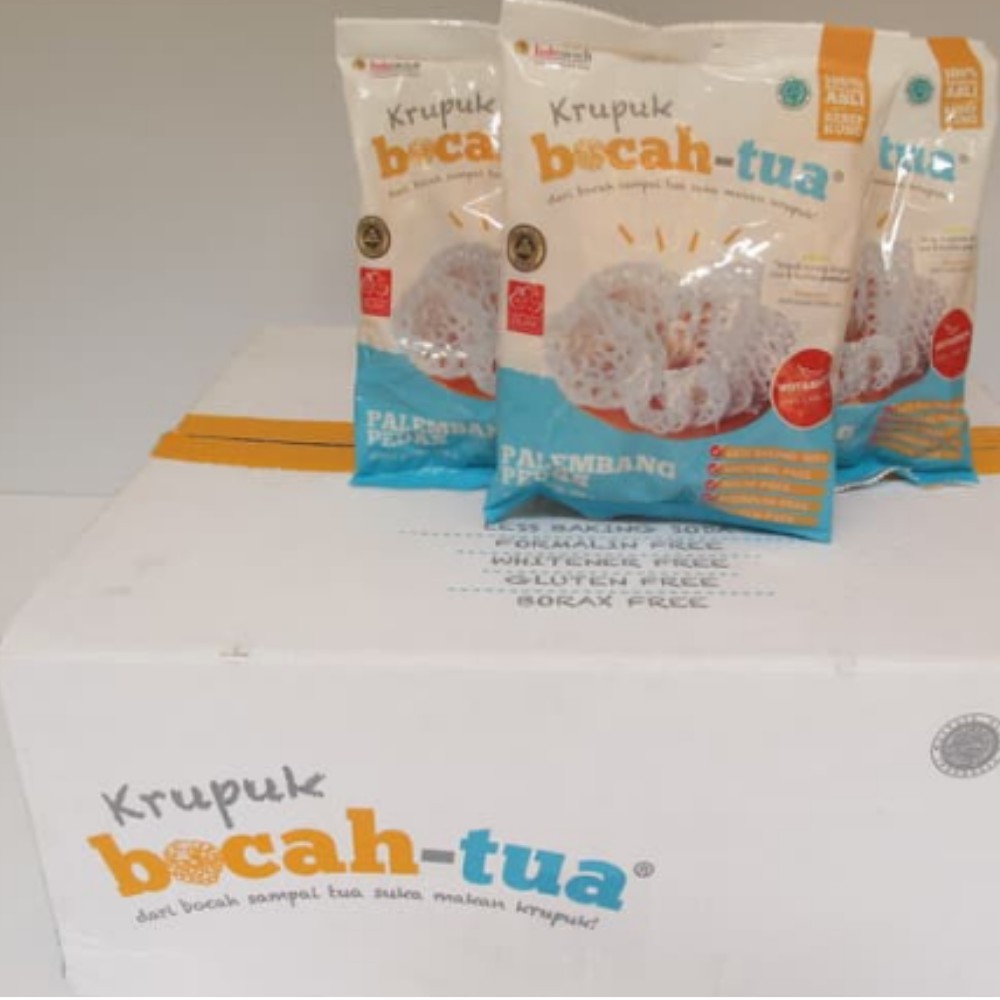 

Krupuk Bocah Tua Mawar Original 200gram