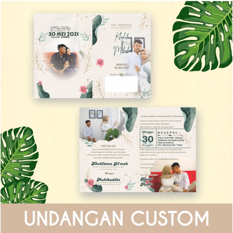 

undangan custom murah kekinian