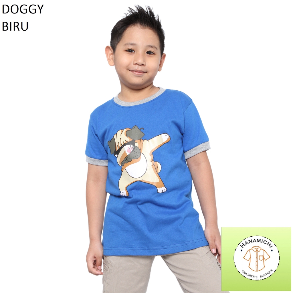 Hanamichi DOGY Kaos Anak Lengan Pendek