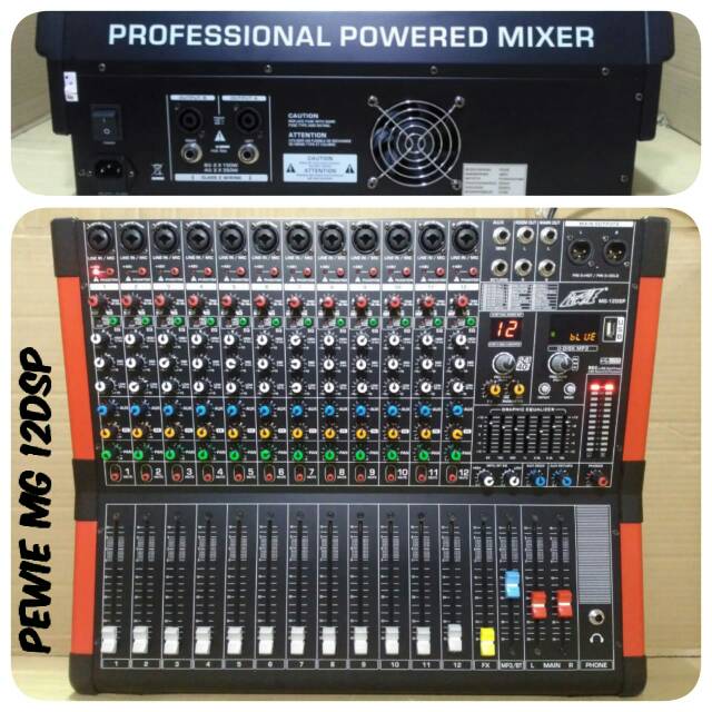 POWER MIXER PEWIE MG 12DSP POWER MIXER ORIGINAL
