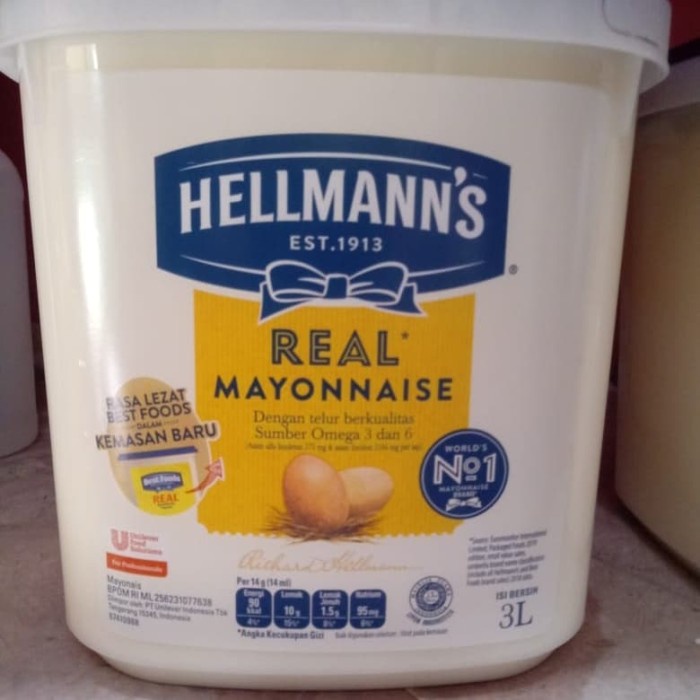 

mayonnaise merk hellmann's UK 3lt