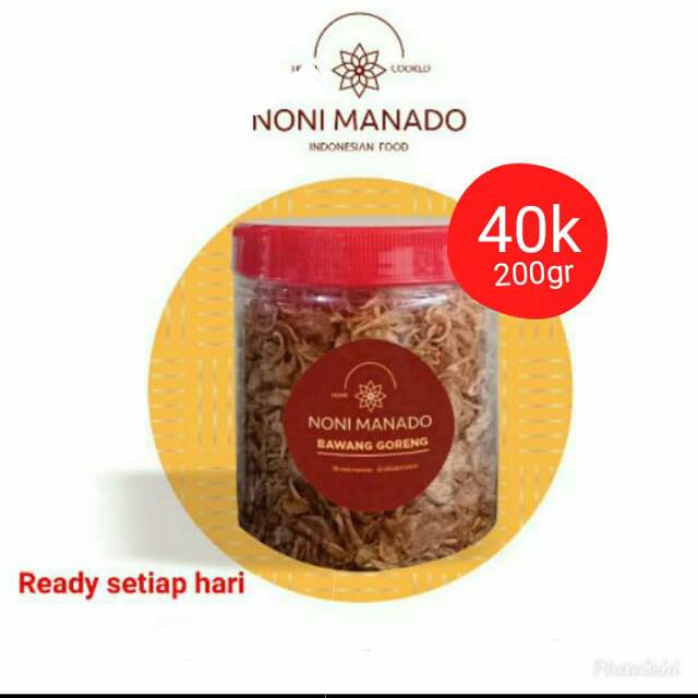 

Bawang goreng Noni Manado