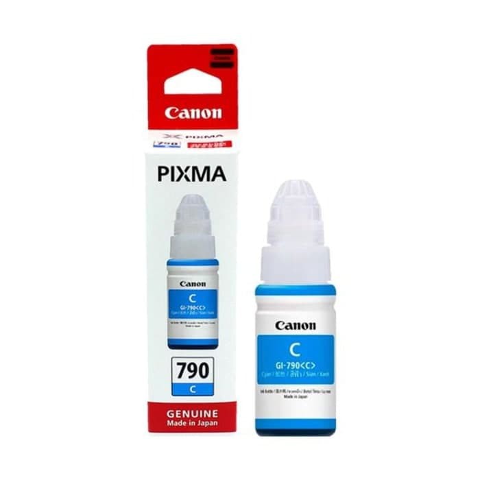 Tinta Canon GI790 Cyan Ink Cartridge Original GI 790