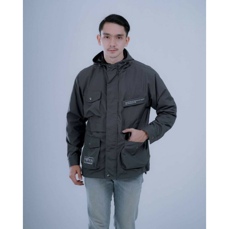 Casual jaket/CJ/salviohexia/cogoule wolv mothbless genious jaket pria Parka jaket outdoor thebojiel