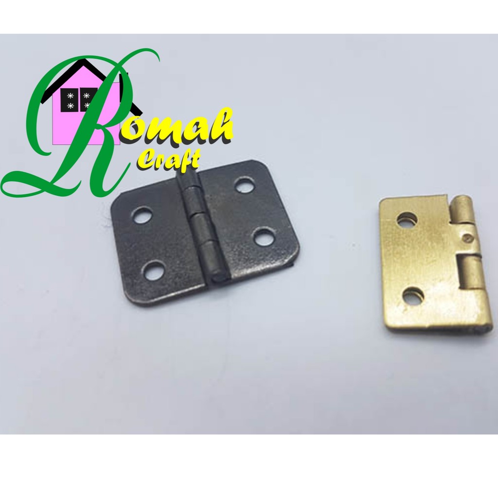  Engsel  mini ujung tumpul 19x22 mm IF NE03 Engsel kecil  