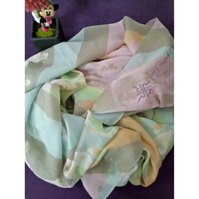 SansTitre Scarf Green Ria Miranda (pesanan mb dewi ratna)