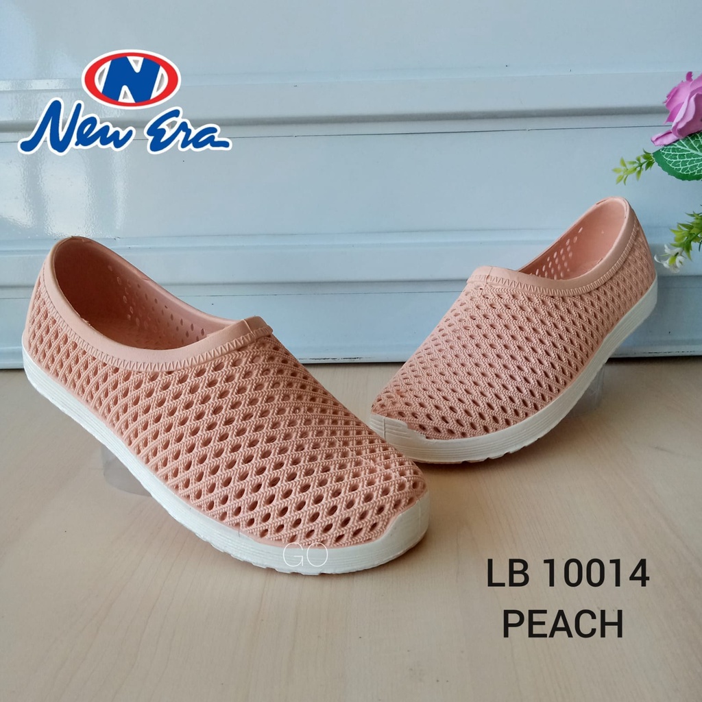 gof NEW ERA LB 10014 Sepatu Slip On Wanita Karet Terbaru Original Murah Size 36-40