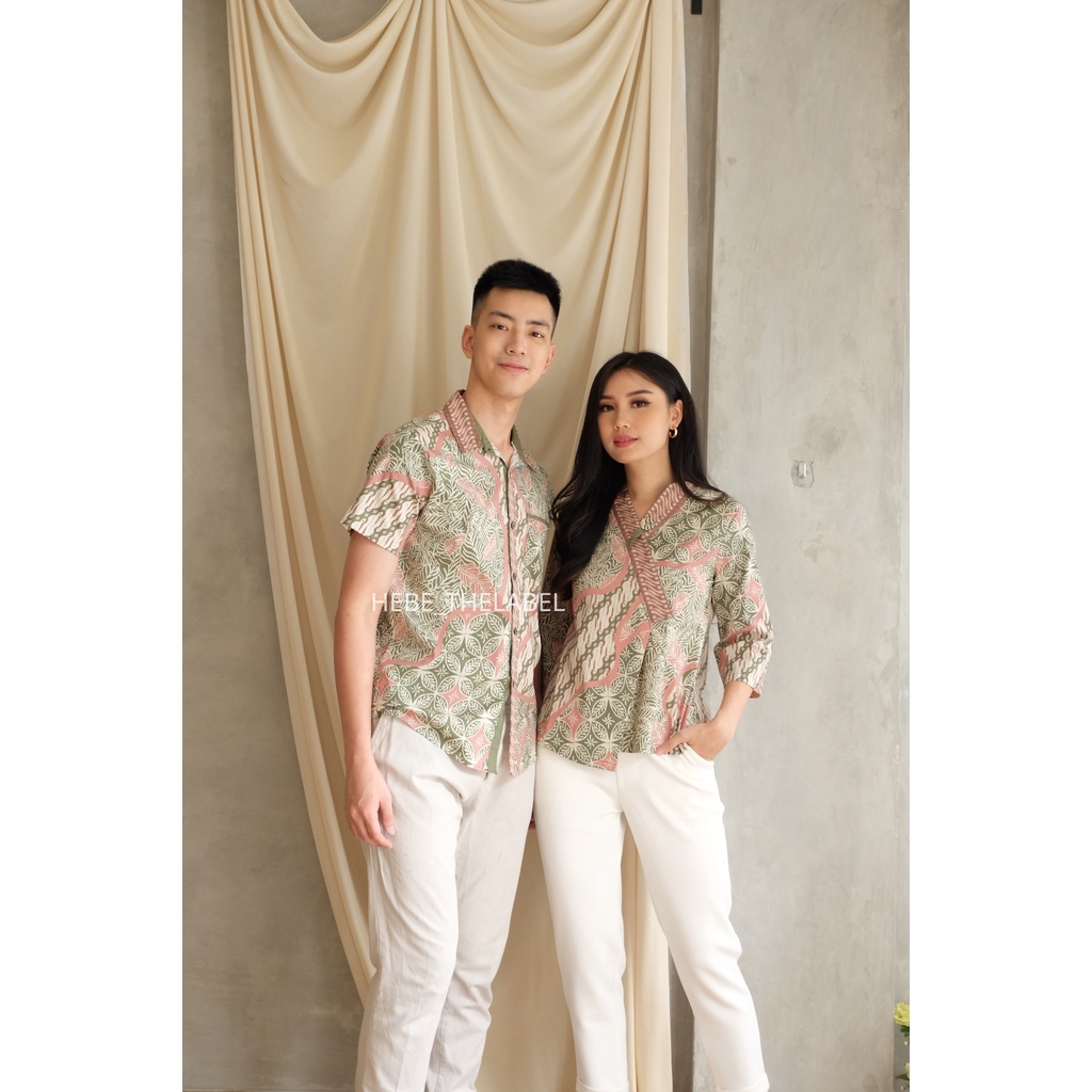 Nara Batik (Availbable Couple Pria) - Men Short-Mutia-Intan-Darcy-Jenna-Kiran-Nadine-Amber