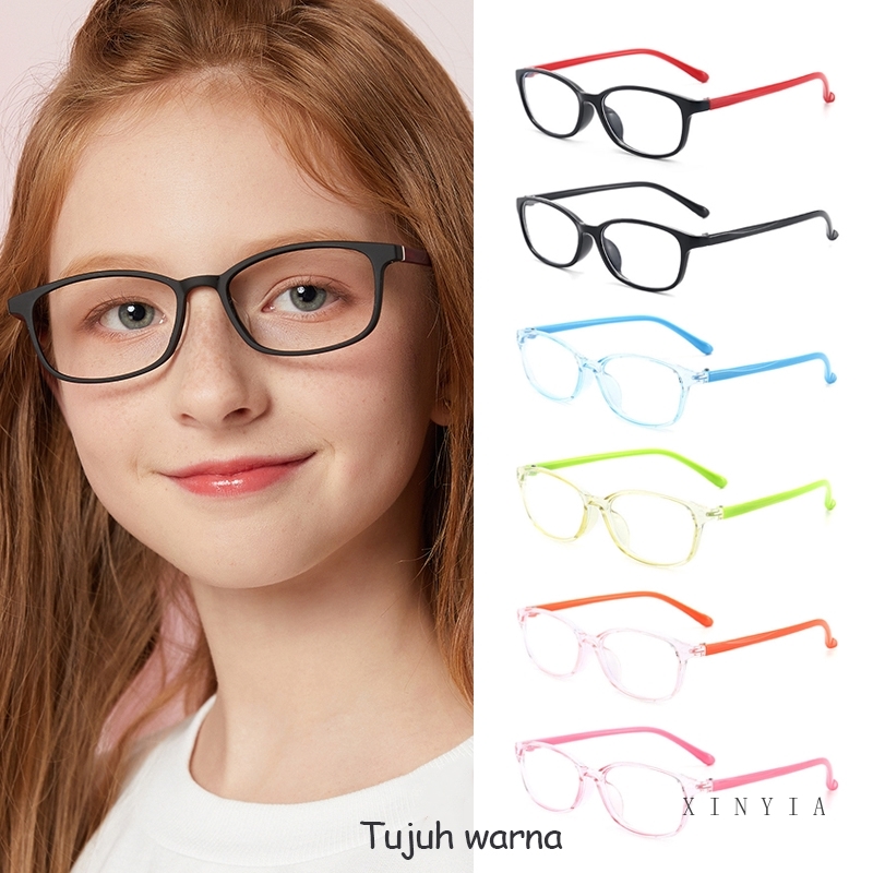 COD Frame Kacamata Anti Radiasi Anak Flexible Frame Kacamata Kids Eyeglasses