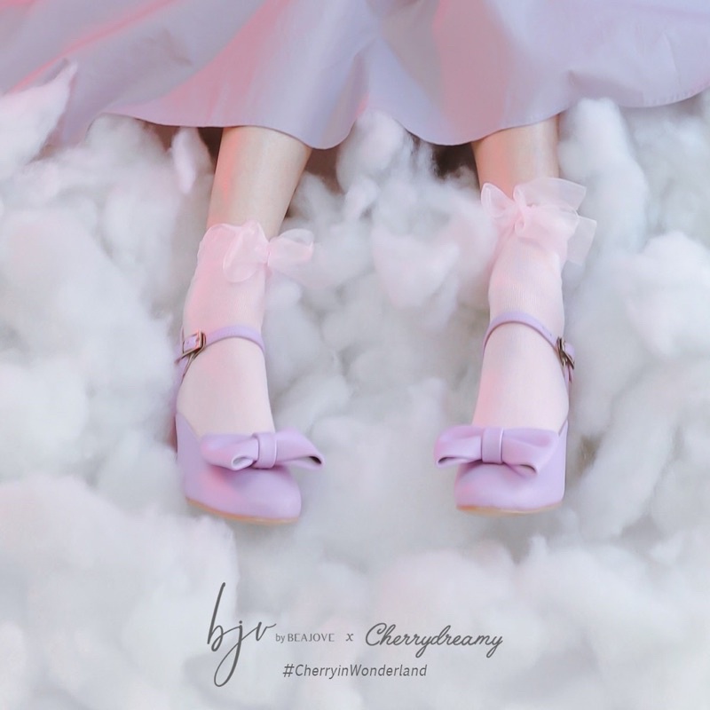 Beajove bjv x cherrydreamy Mary heels Lavender purple size 38