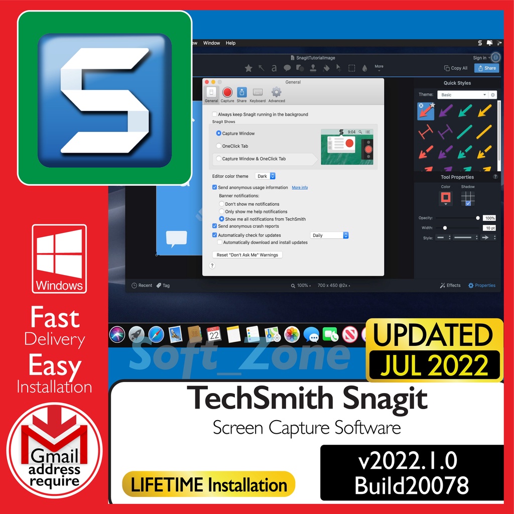 

TchSmth Sngt 2022.1.0 - Scrn Cptr Sftwr [WINDOWS x32 | x64] - Dgtl Dwnld