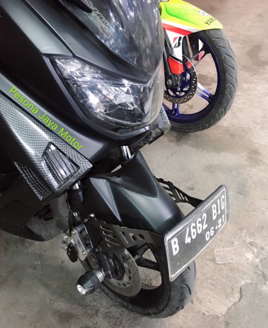 Breket Plat Nomor Nmax Cnc Premium FAST BIKES Buat Nmax/Nmax New 2020/Lexi/Aerox/Xmax250/300