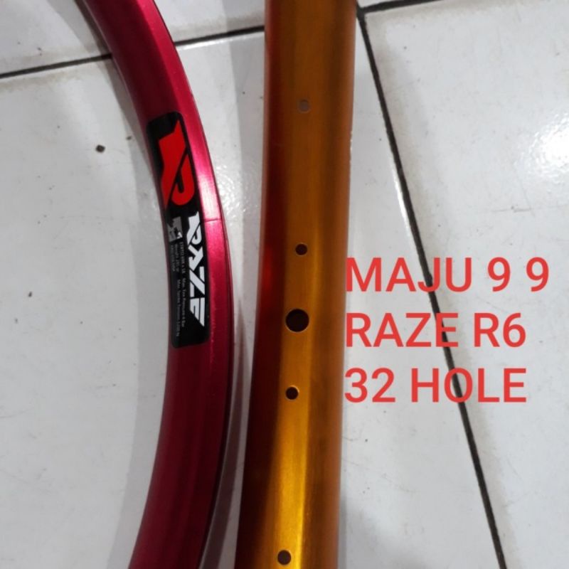 Rim Raze 26 inch/Velg Raze R6 32 Hole Double wall Alloy 26 inch