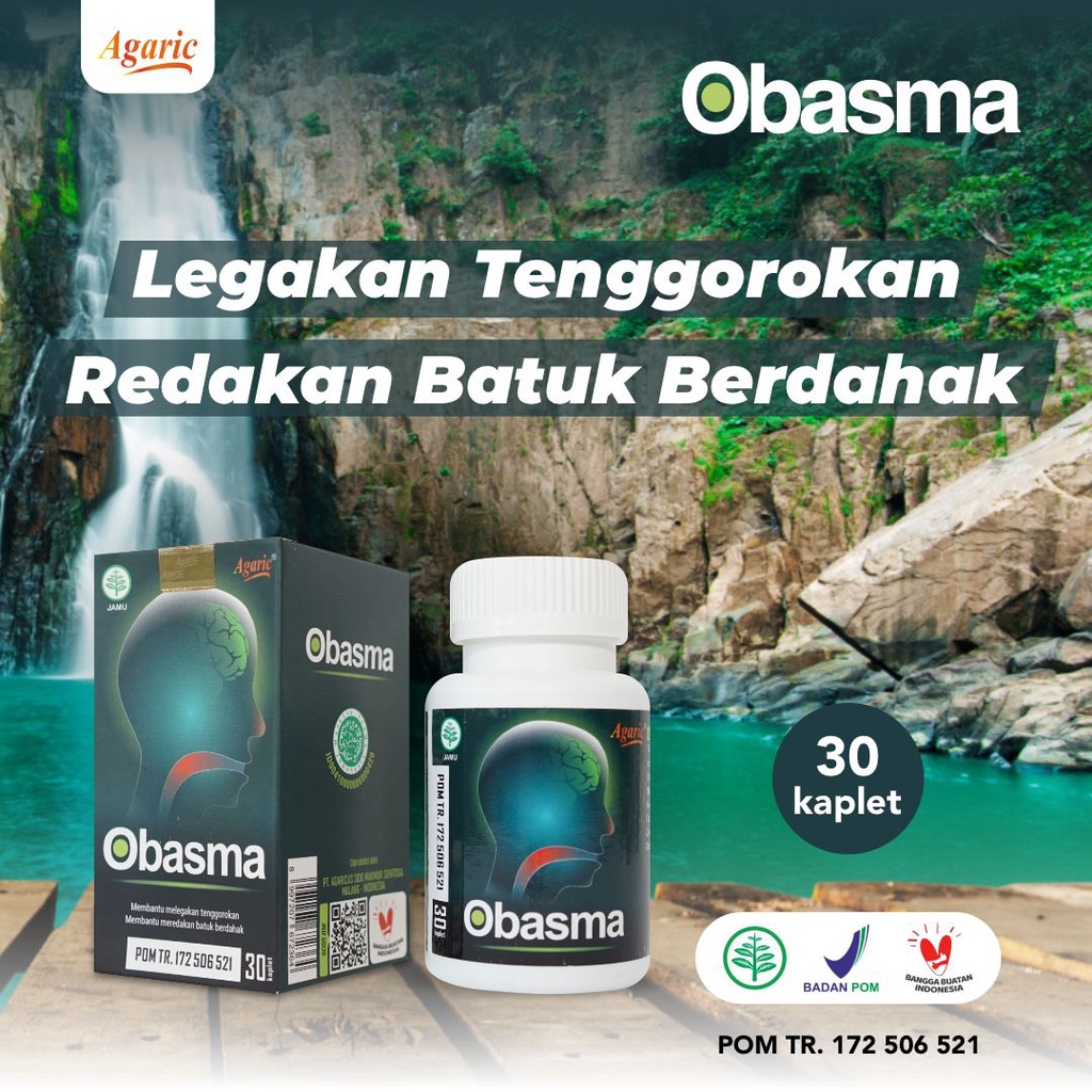 Kaplet Obasma Original Obat Batuk Sesak Napas Asma Sinusitis Bronkitis Dan Melegakan Pernapasan