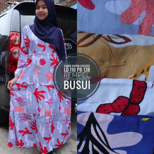 GROSIR GAMIS RAYON VISCOSE PREMIUM