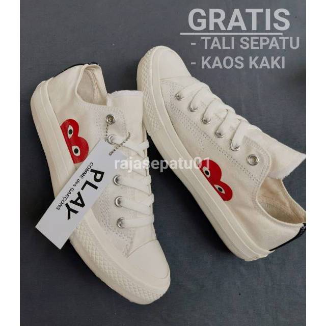 CONVERSE ALL STAR sepatu sneaker sepatu converse CDG play CONVERSE ALL STAR sepatu sneaker sepatu converse CDG play
