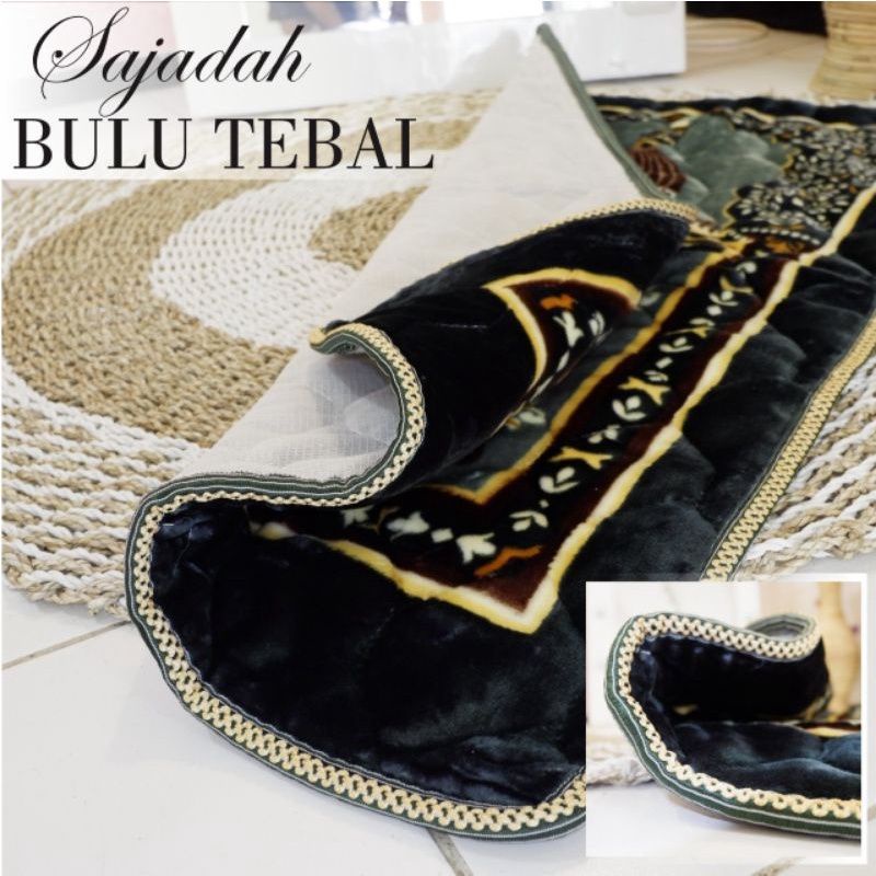 SAJADAH BUSA TEBAL PREMIUM UKURAN 70×110