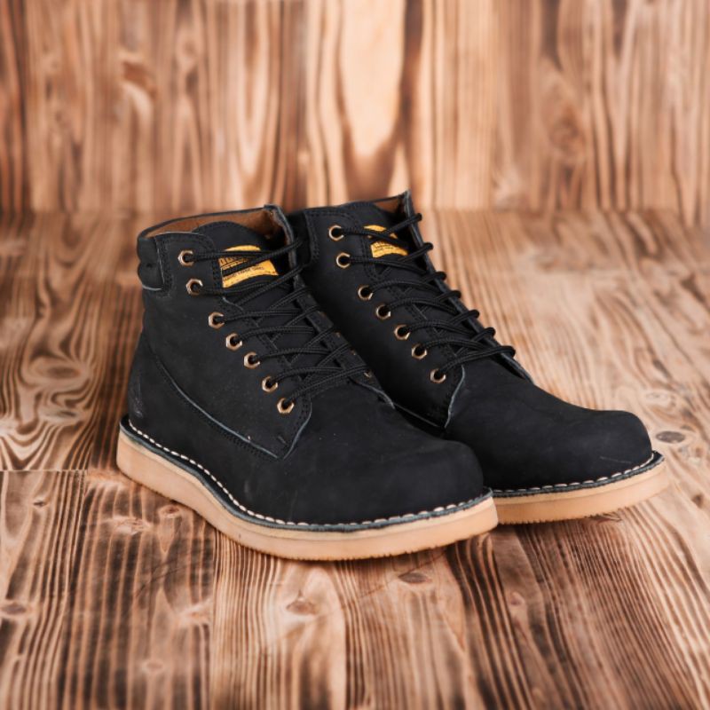 Safety Boots Country Salmon  Kulit Asli
