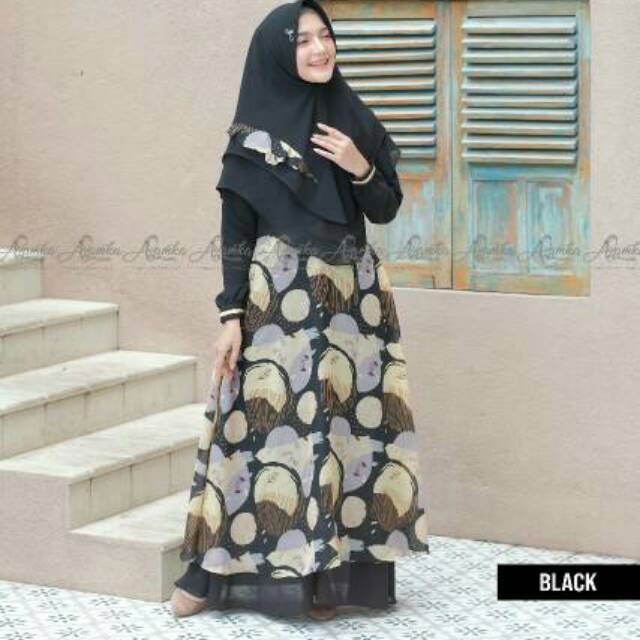DRESS CAROLIN DRESS ORI GAMIS AZAMKA