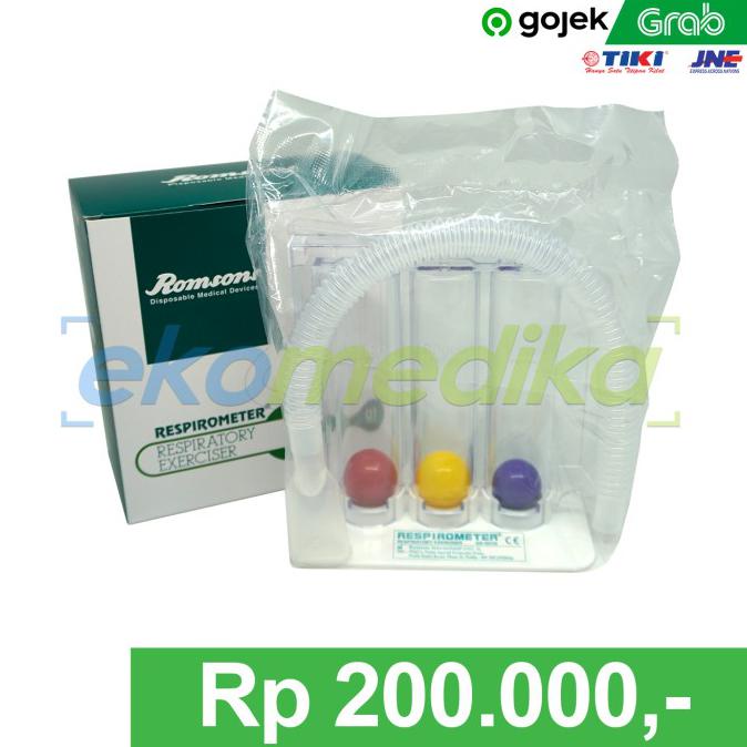 Triflow Spirometer Respirometer Incentive Spirometry Fisioterapi Nafas