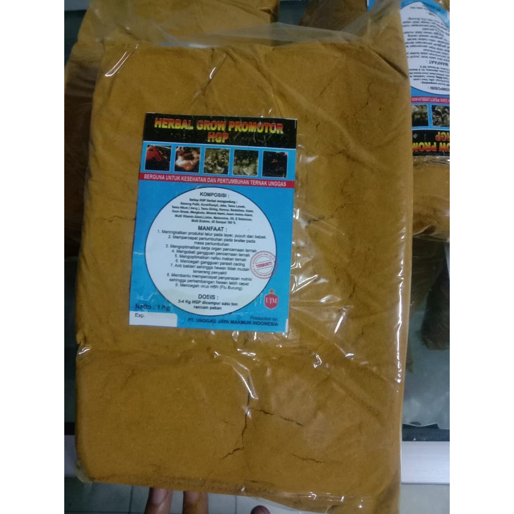 Vitamin Ternak Herbal Grow Promotor HGP
