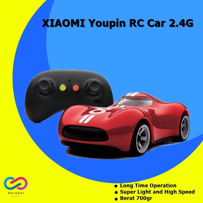 Mainan Anak XIAOMI Youpin RC Car 2.4G Radio Remote Control Sports Car - Merah