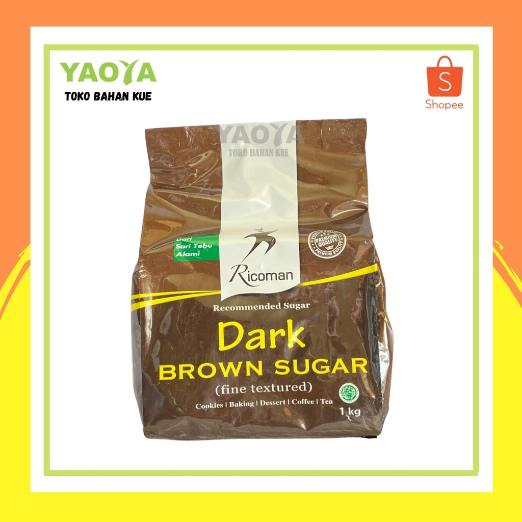 

RICOMAN 1KG DARK BROWN SUGAR