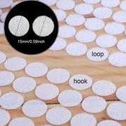 

1 Pairs Self Adhesive Velcro Dots Felt Stickers/Sticky Back Fastenin