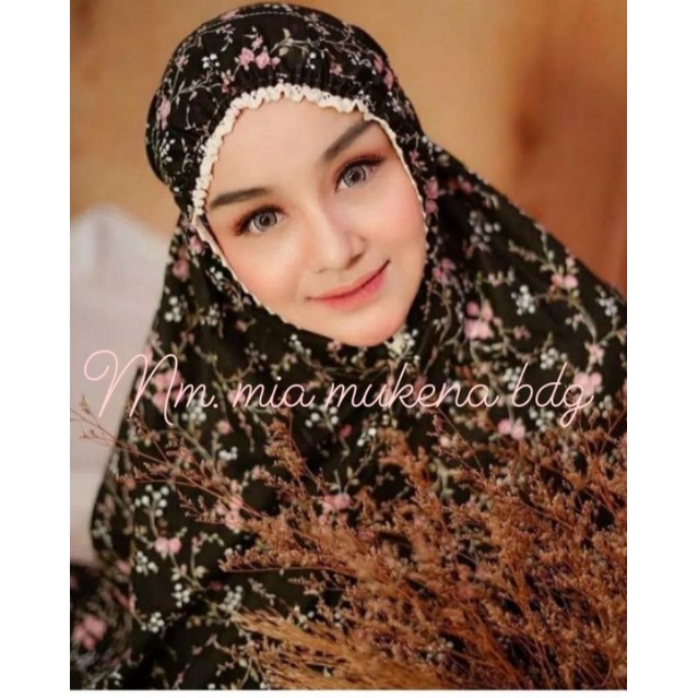 Mukena katun jepang / mukena cantik bunga sabby
