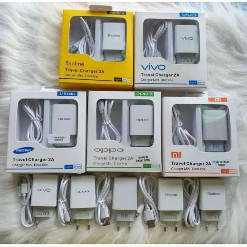 Travel charger mini REALME ori 99% 2.A REAL kwalitas baguss