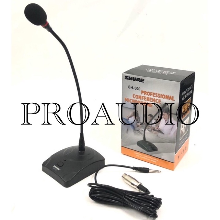 Mic Meja Shure Sh 500 Mic Meja Podium Conference Meja Shure Sh 500