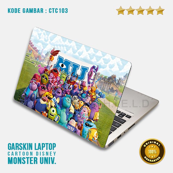 Garskin / Skin / Cover / Stiker Laptop - Monster Univ. 1