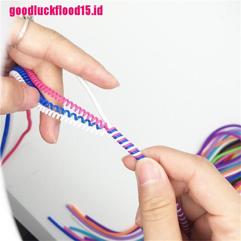 {LUCKID}10pcs Spring Protector Cover Cable Line For Phone USB Data Sync Charging Cable