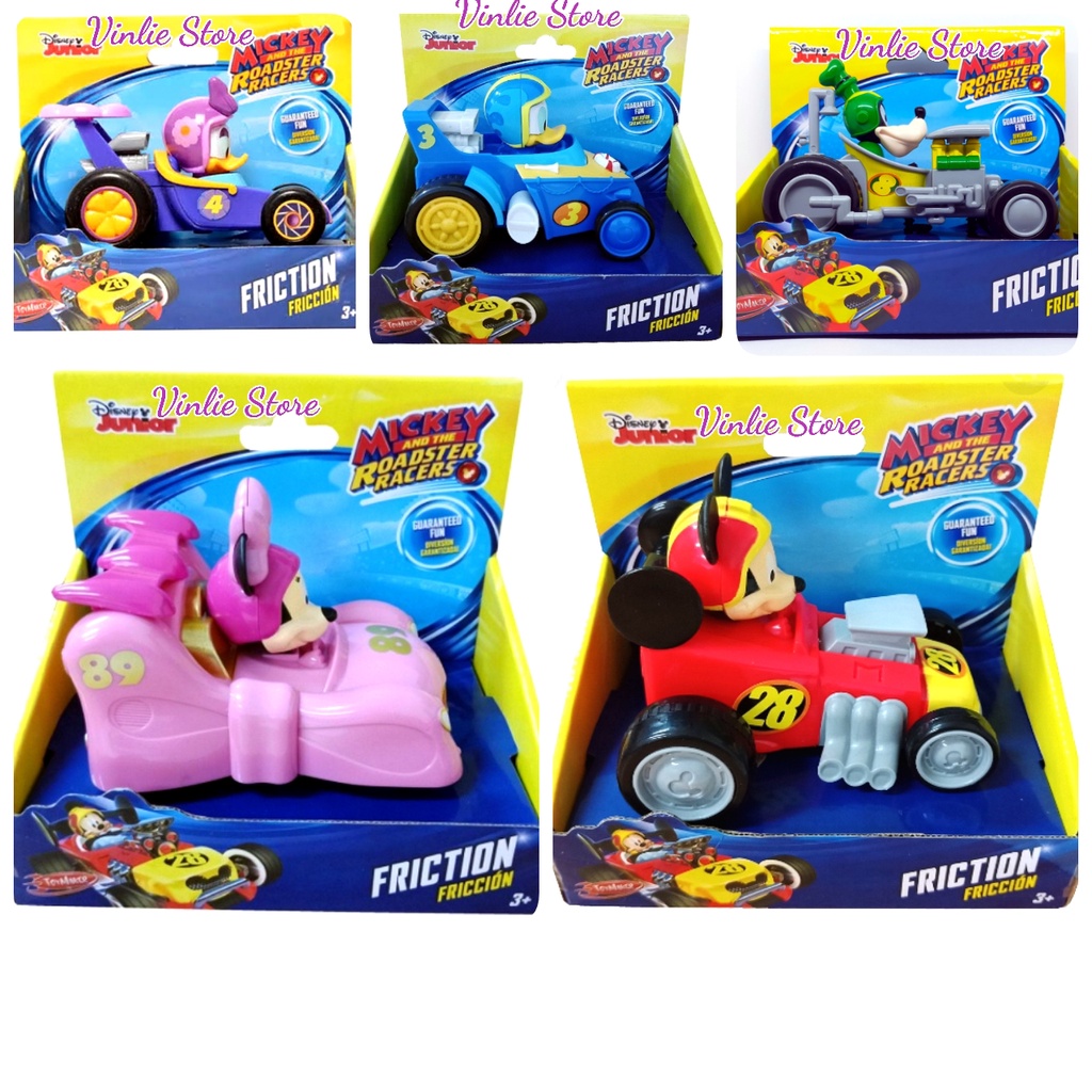 MAINAN MOBIL SERIAL MICKEY AND  THE ROADSTER RACERS - Donald Duck Daisy Duck Minnie Mickey Goofy
