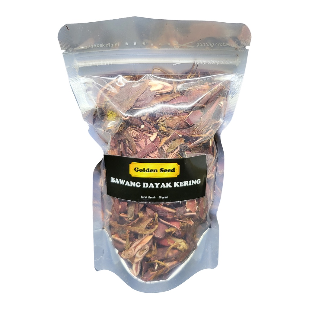 

BAWANG DAYAK KERING 50 GRAM PREMIUM ASLI 100% - RAJANG 50 GR