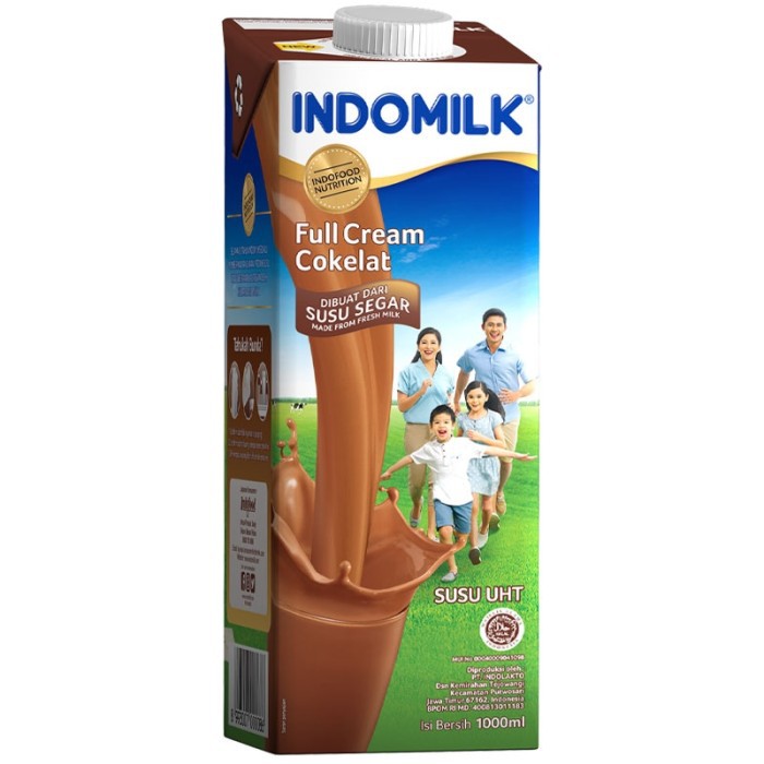 

Indomilk Susu Cair Uht Chocolate 1000Ml