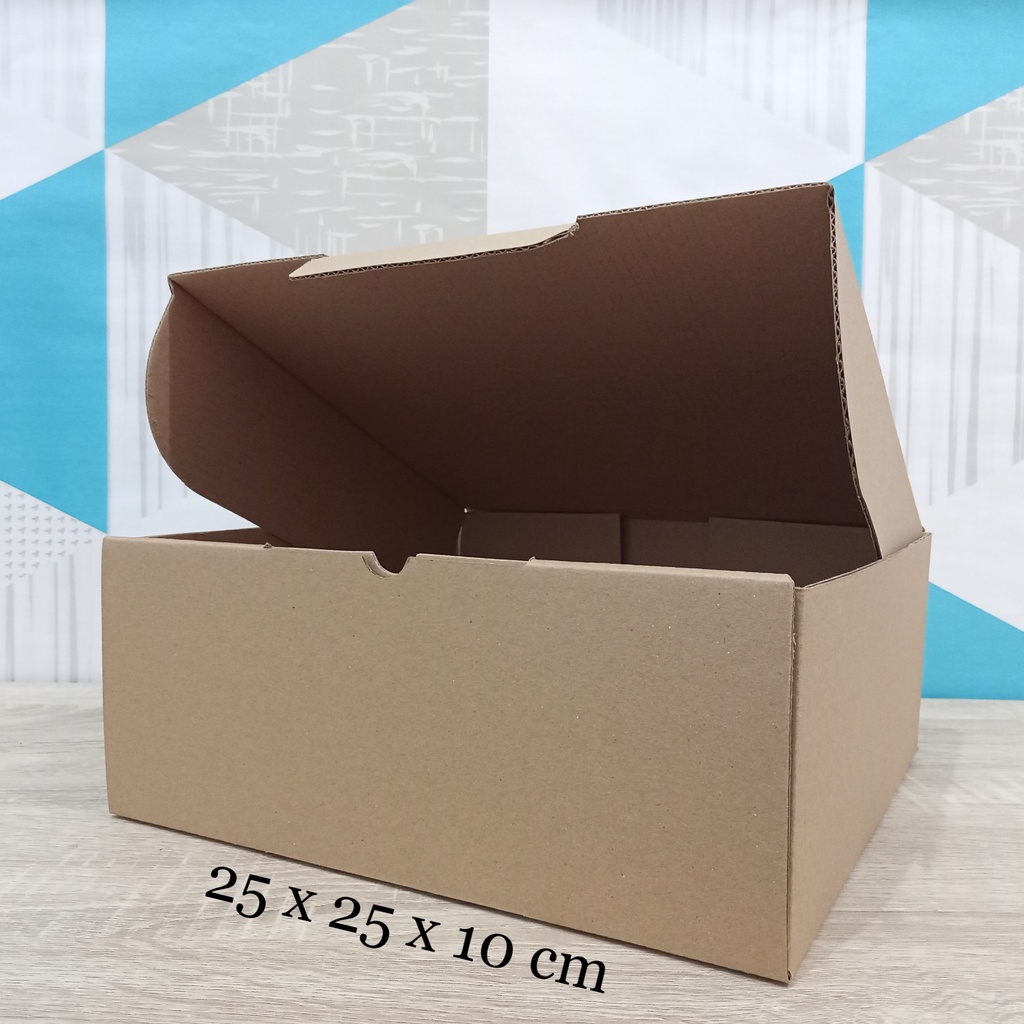 

Kardus 25x25x10 cm....Die Cut kotak aksesoris dll