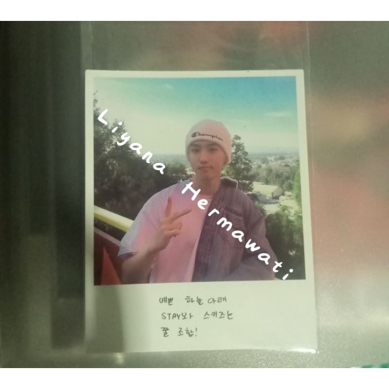 [BOOKED] Polaroid official Han Jisung StrayKids GO LIVE