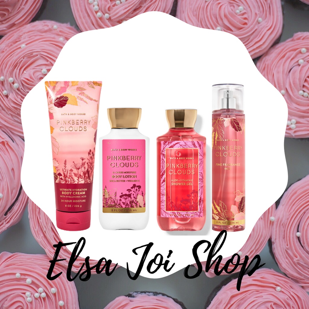 BBW Bath &amp; Body Works Pinkberry Clouds - SERIES