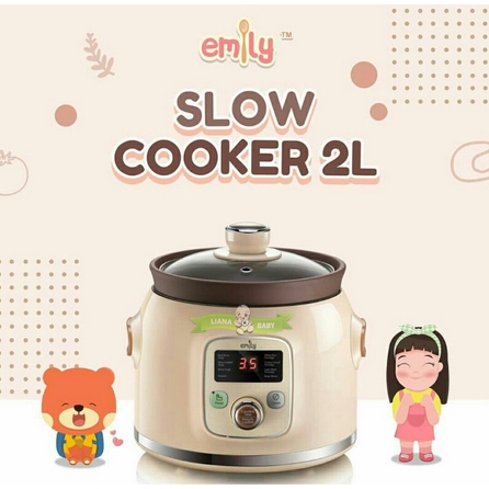 ELEK111 SLOW COOKER EMILY CLAYPOT 2 LITER ESC32001