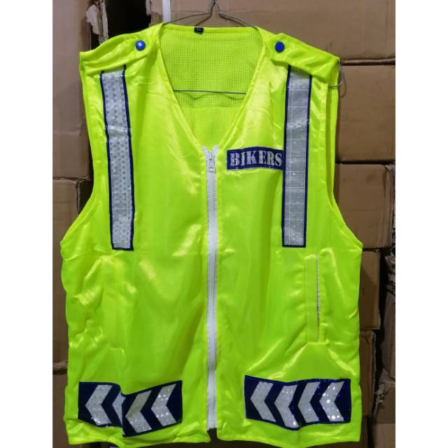 Rompi motor model polisi club biker grab gojek / rompi motor club /