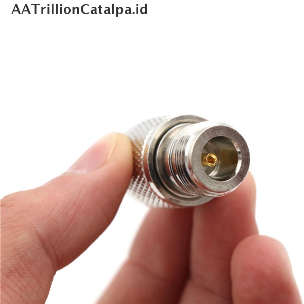 Adapter Konektor RF Lurus UHF PL259 Male Plug Ke N Female Jack