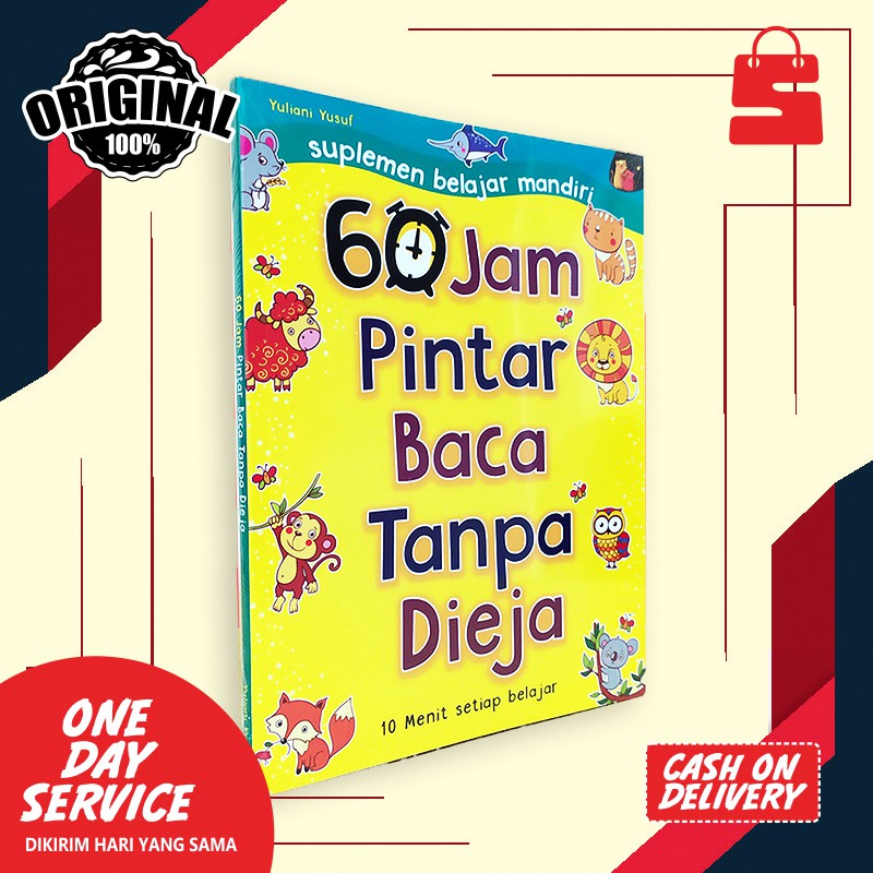  BUKU BELAJAR MEMBACA  BUKU  MEMBACA  BUKU  ANAK 60 JAM 