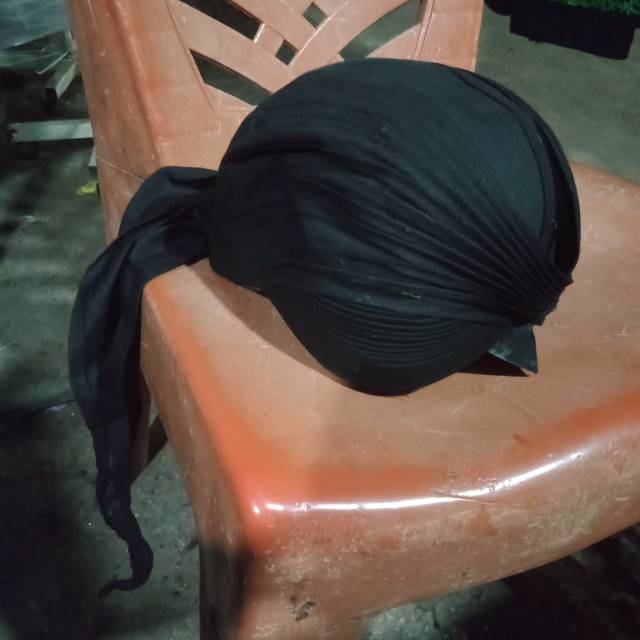 Blangkon Lipat Hitam polos/blangkon jawa