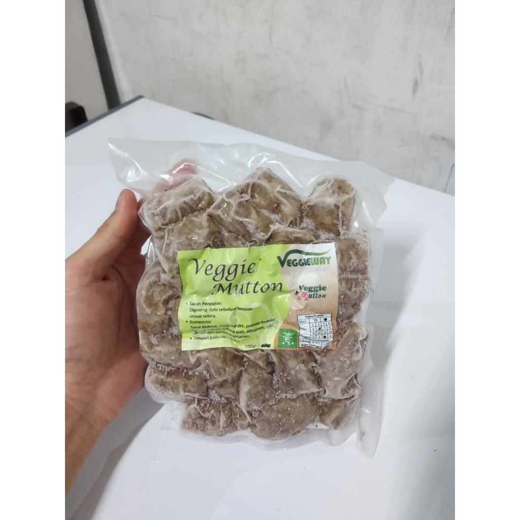 

Veggie dan Vegan Mutton 500gr