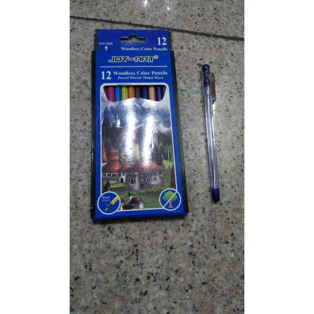 

Sale!! Pensil Warna 12 Warna Joyko/Joyart(Besar) Terbaru